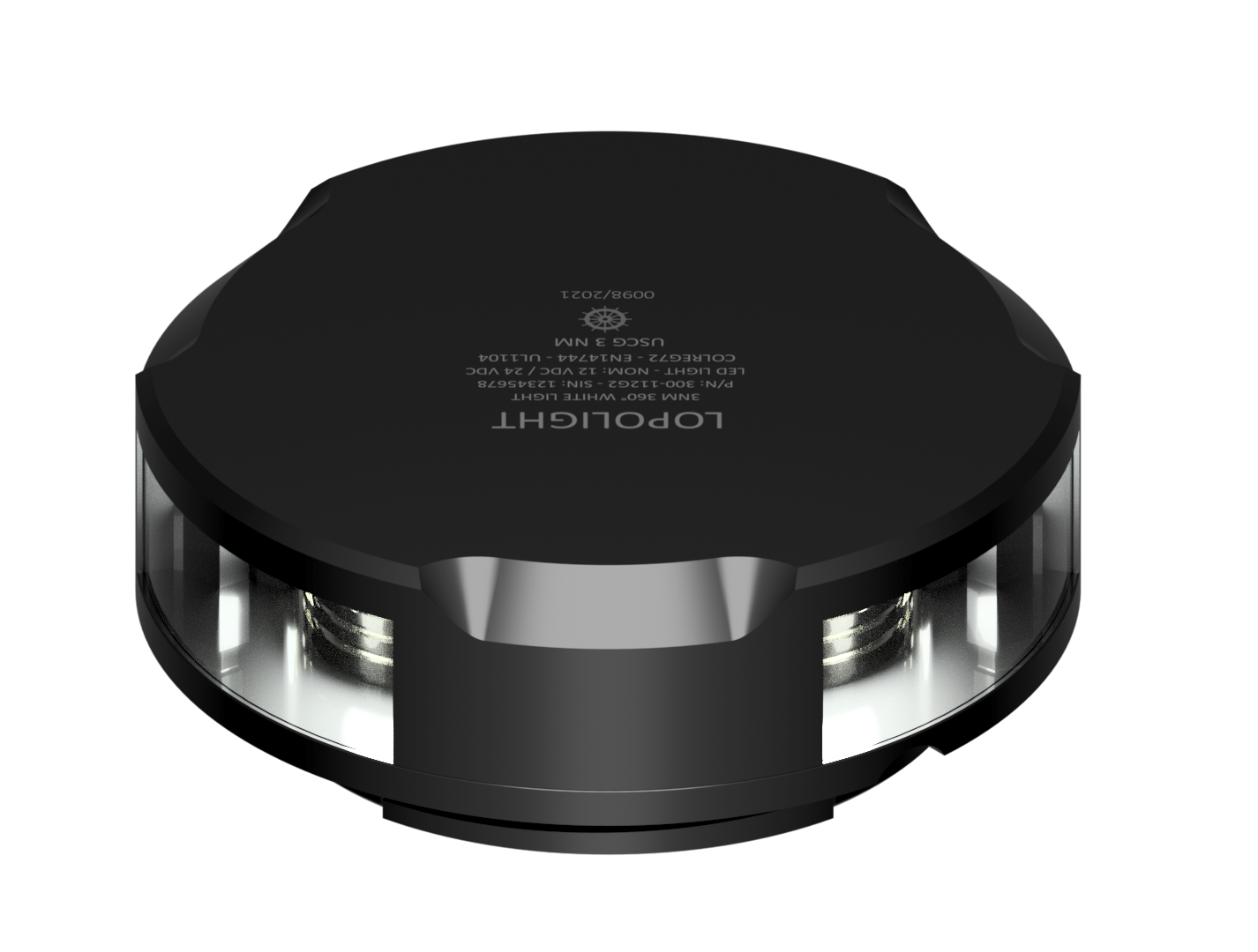 3nm 360° White, black - Light only 3nm 360° White, black - Light only